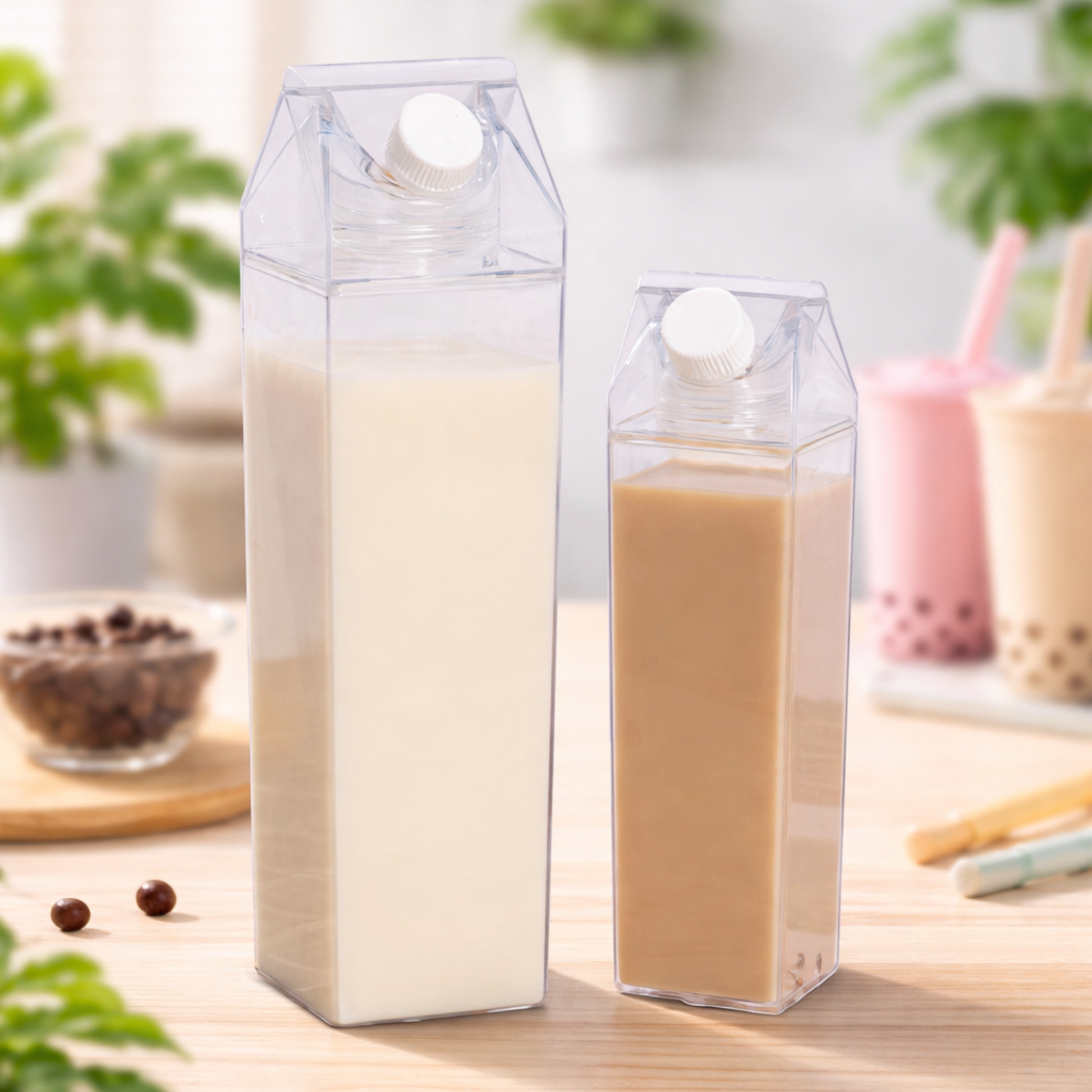 Bouteilles de boisson en plastique PET 500 ml et 1000 ml