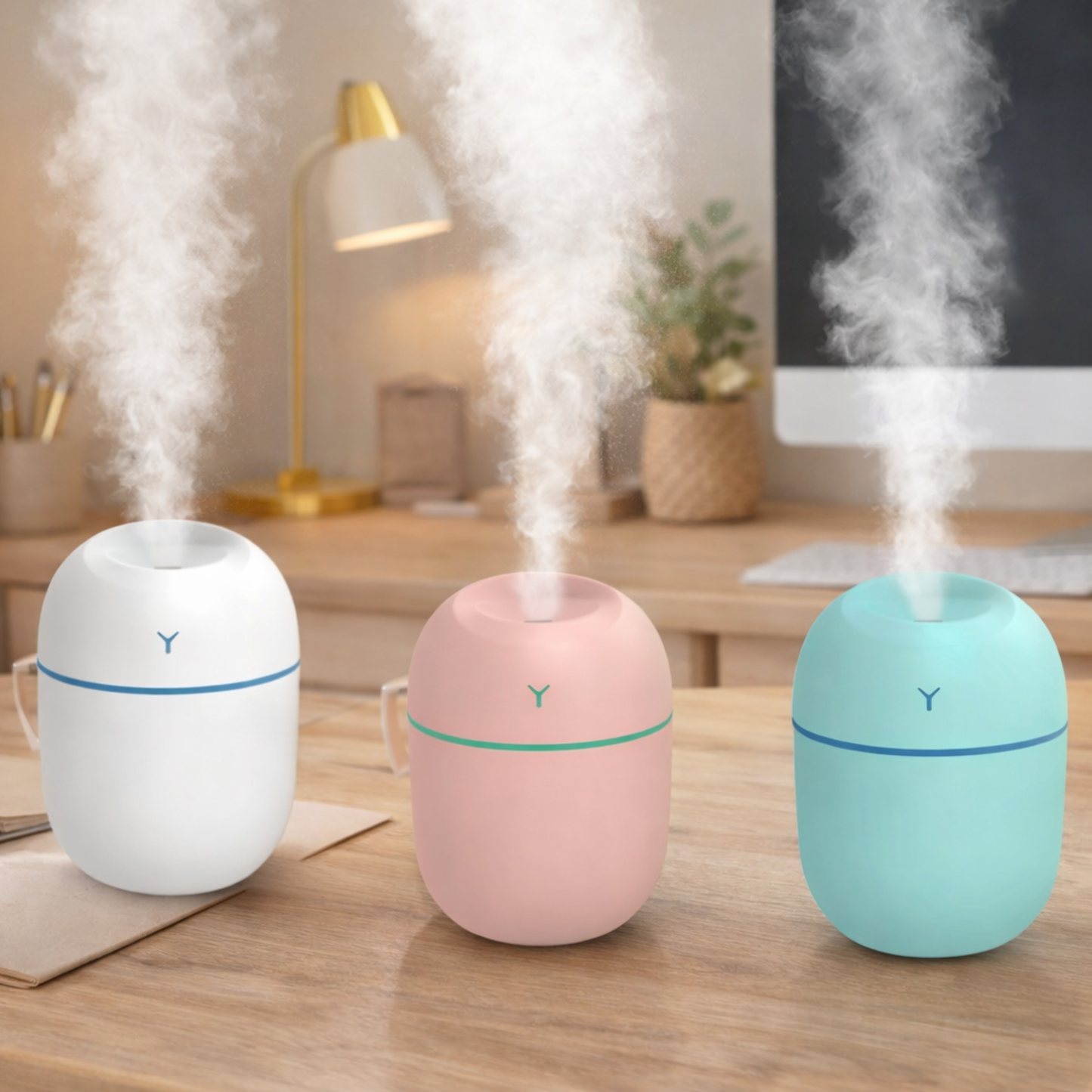 Diffuseur d’huiles essentielles USB humidificateur d’air design